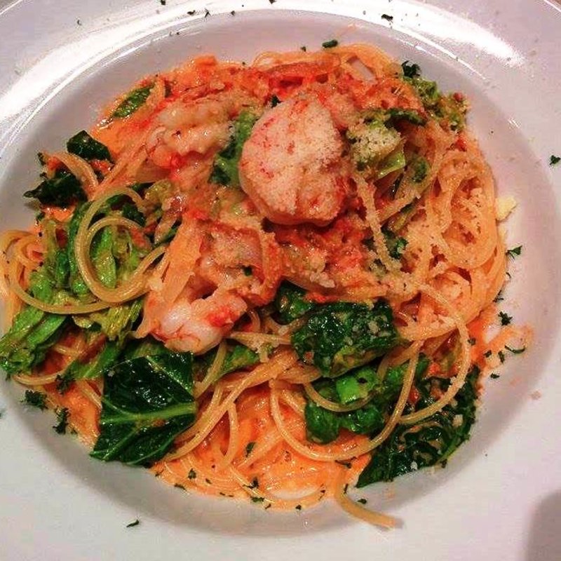 海老と旬菜のマリナーラ(タントタント トルナーレ （Tanto Tanto Tornare）)