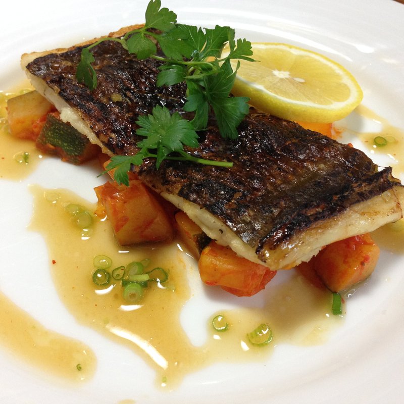 南三陸産肉厚穴子のステーキ(レストランあさひや)