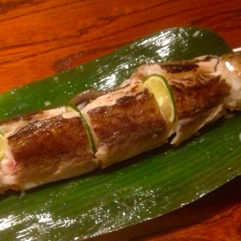 カマスの焼寿司(和食堂さぶら)