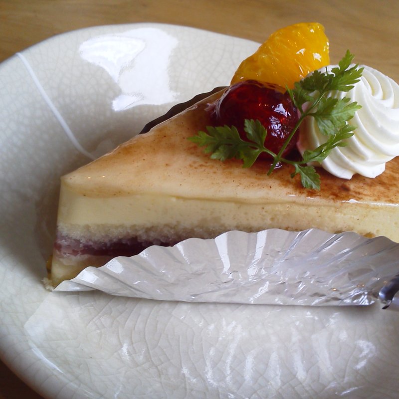 ホワイトチョコのムース(Cafe 傳 （カフェ・デン）)