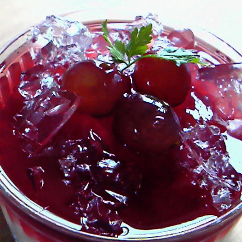 巨峰ゼリー(Cafe 傳 （カフェ・デン）)