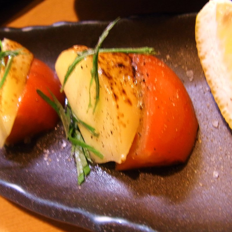 トマトとチーズの炙り(こま)