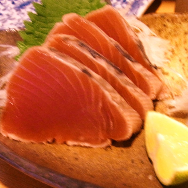 カツオの土佐作り(こま)