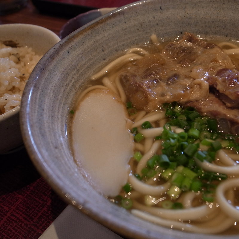 ソーキそば定食(龍泉 ラゾーナ川崎プラザ店)