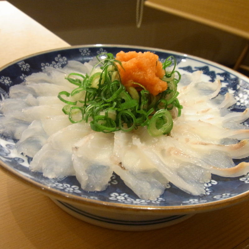 カレイの薄づくり(益吉 （ますきち）)