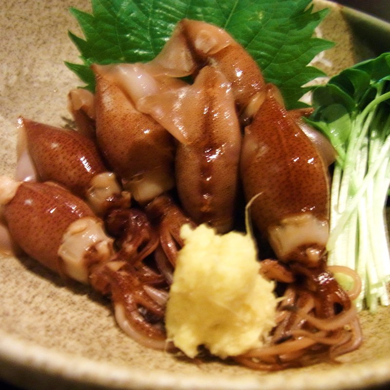 ほたるいかの刺身(和可奈)