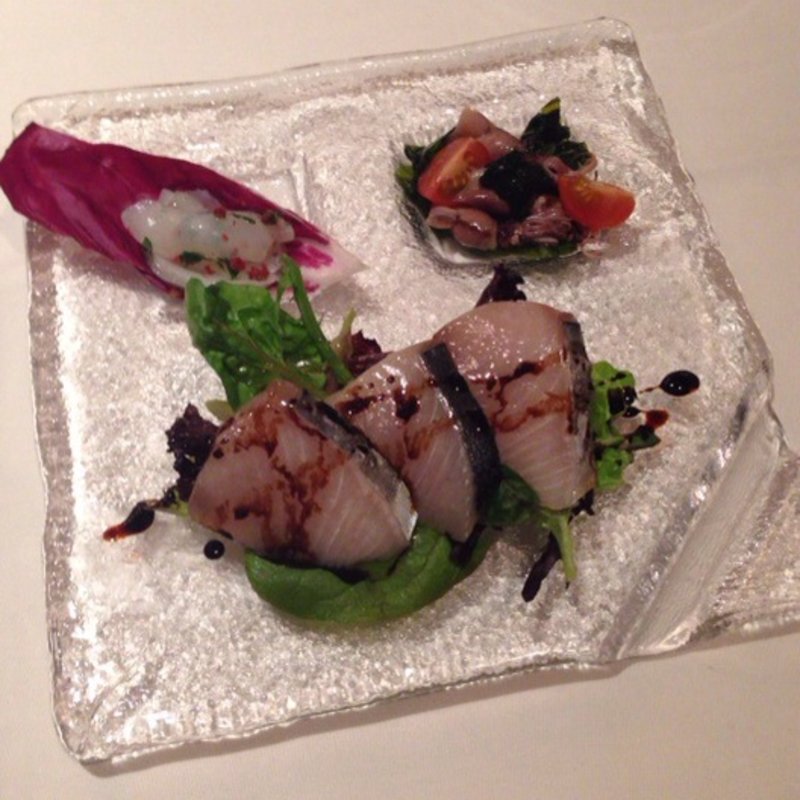 相模湾鮮魚のカルパッチョ(Amalfi NOVELLO)