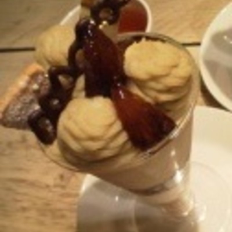 和栗のモンブランパフェ(グラマシーニューヨーク)