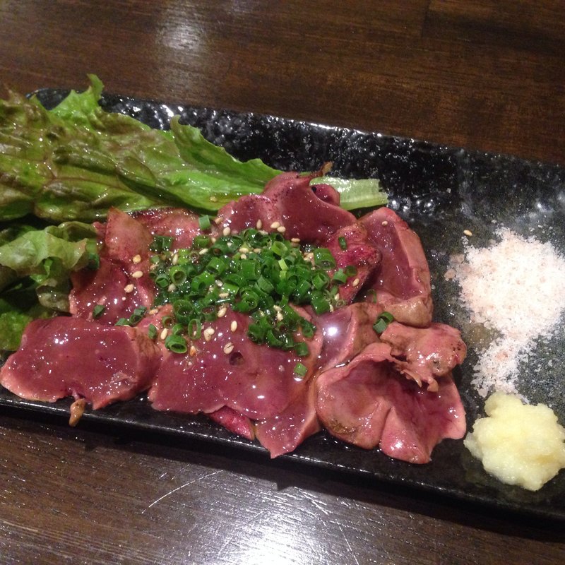 大山鶏レバ炙り 塩orタレ(スプラウト)