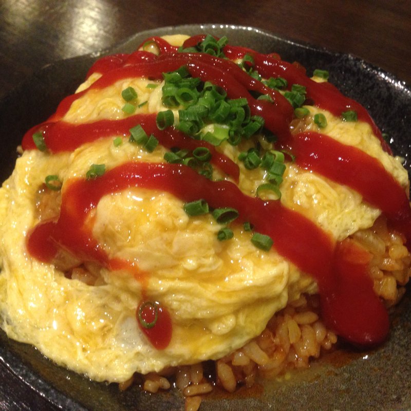 鶏プルオムライス(スプラウト)