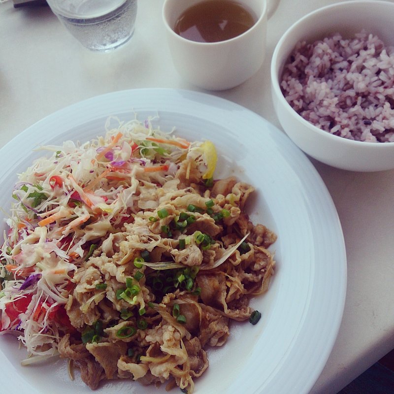 フジザクラポークしょうが焼きランチ(キープファームショップ)