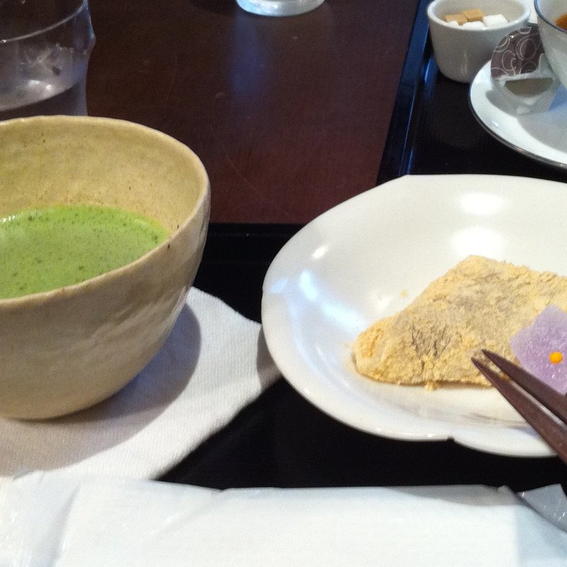 抹茶和菓子セット(花想容)