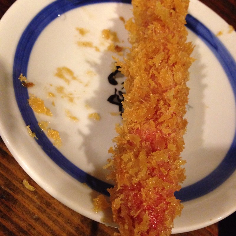 串揚げ赤ウインナー(扇屋 荻窪駅南口店)