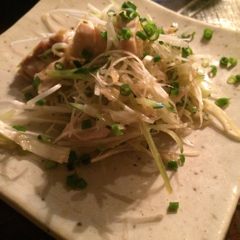 ヤンバル鶏のネギ塩まみれ(渋谷 てやん亭゛)