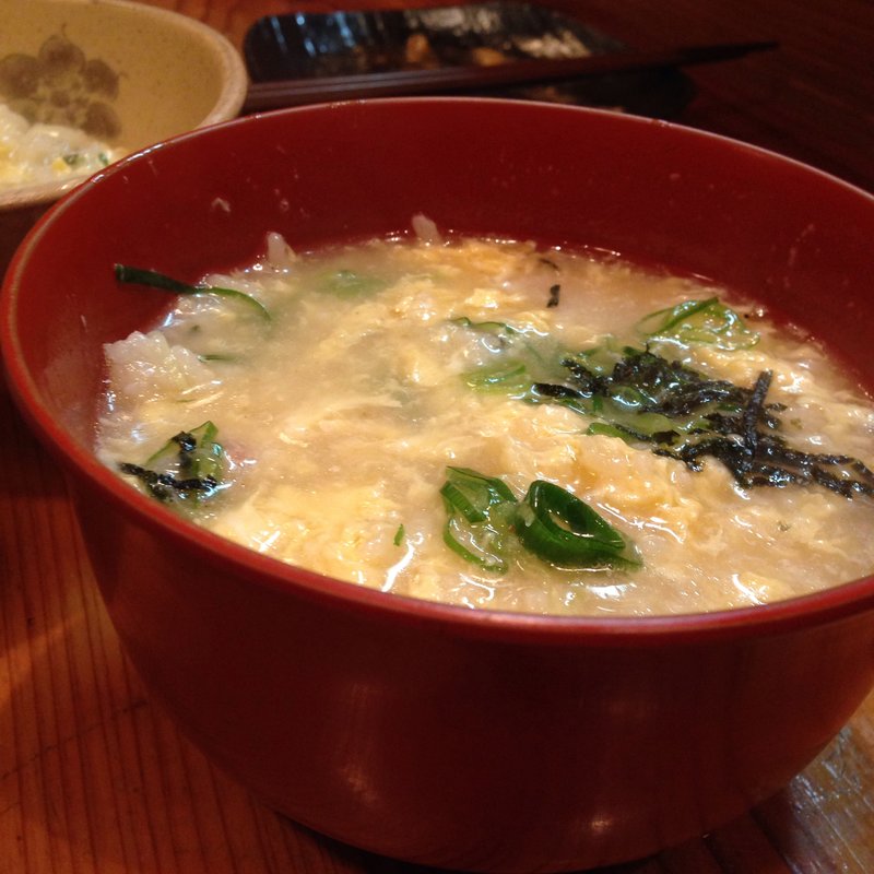 鶏雑炊(炭焼 マカティ)