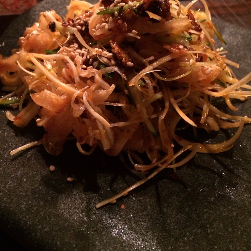 ミミガーユッケ(渋谷 てやん亭゛)