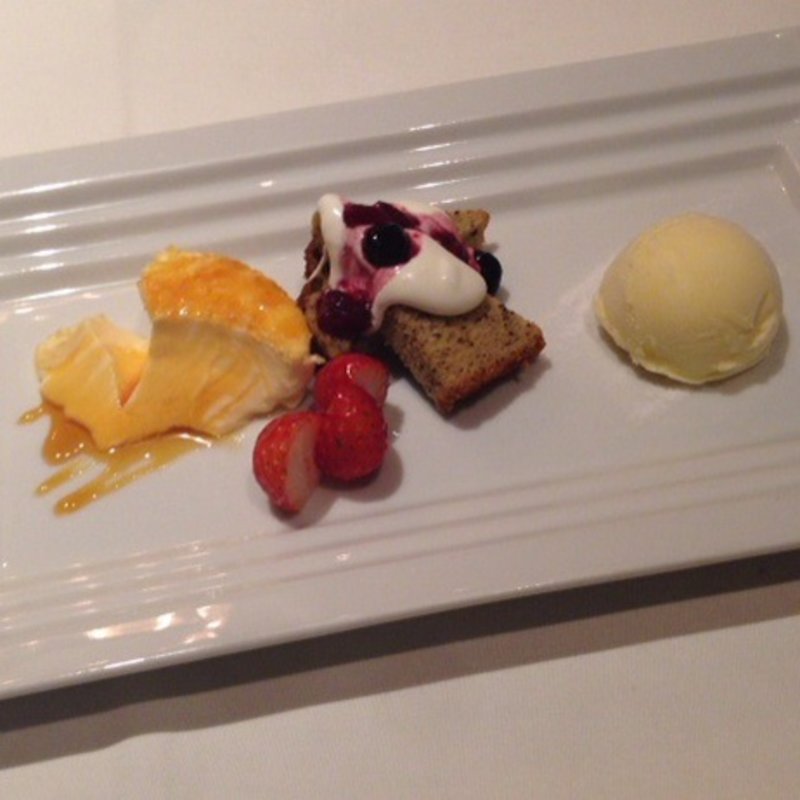 本日のデザート 三種盛り(Amalfi NOVELLO)