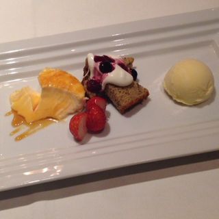 本日のデザート 三種盛り(Amalfi NOVELLO)