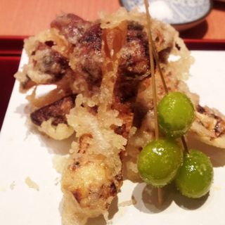 竹の子の天ぷら(小料理 久原 （くはら）)