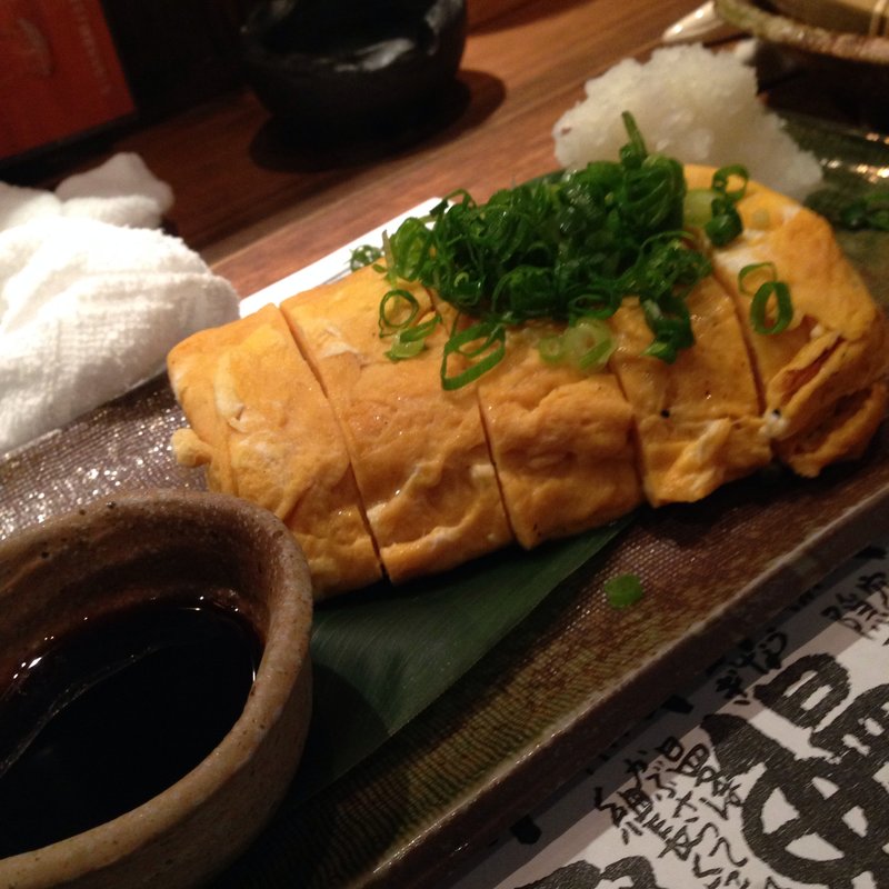 卵屋の卵で作った卵焼き(旬彩居酒屋膳)