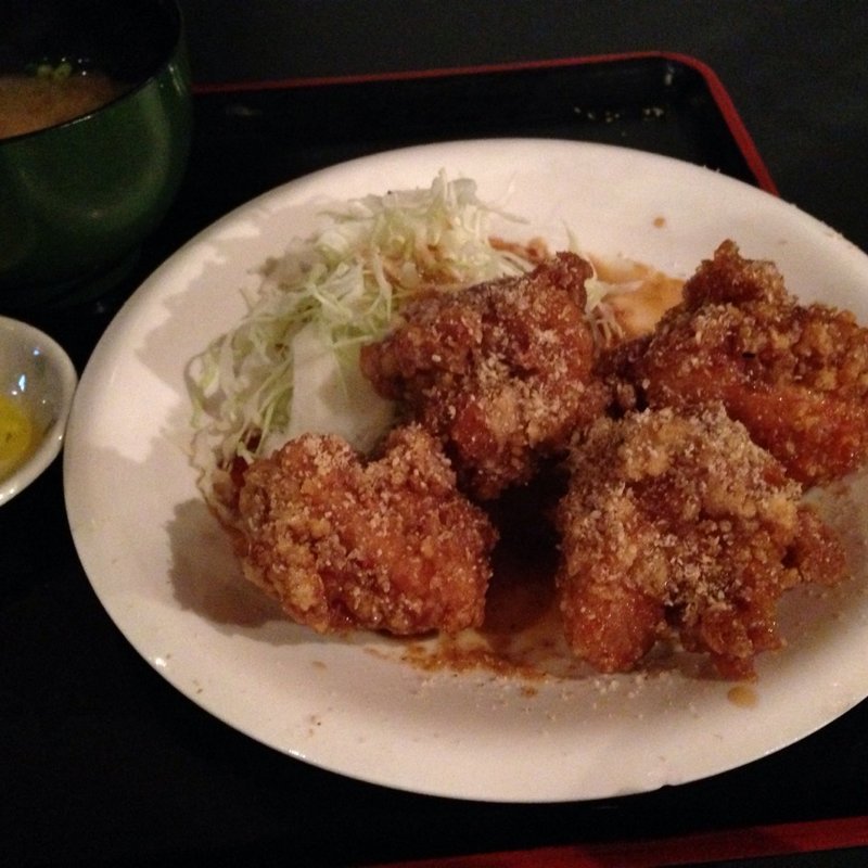 若鶏香味揚げ（定食）(居酒料理 気分上々)