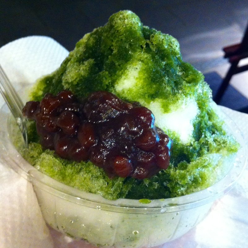 かき氷(いずみ茶)