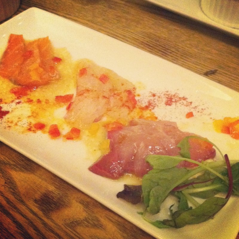 旬魚のカルパッチョ 盛り合わせ(TERAS)