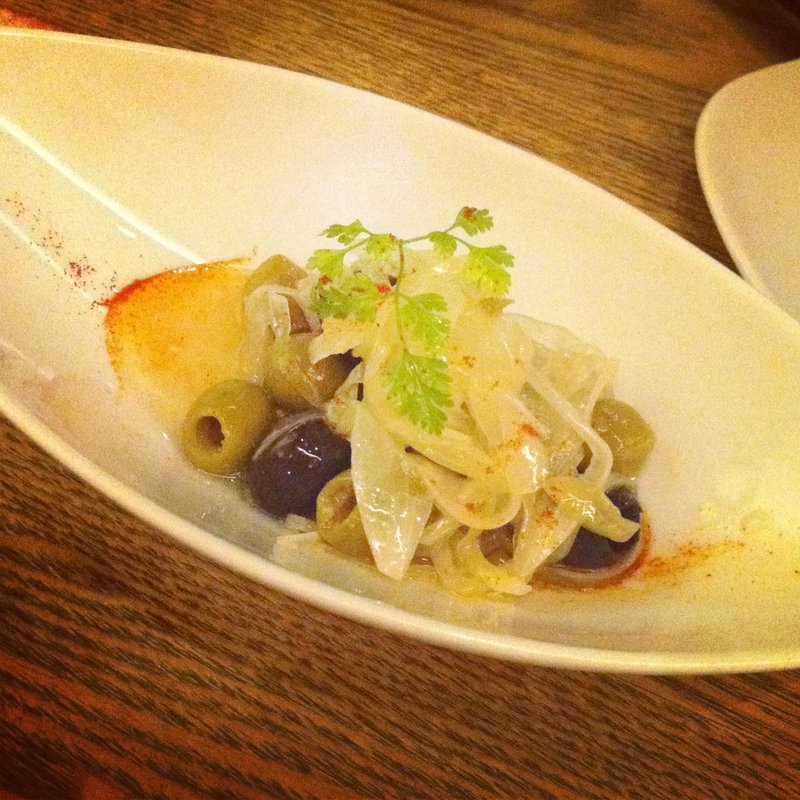 黒と緑のオリーブ マリッド風(TERAS)