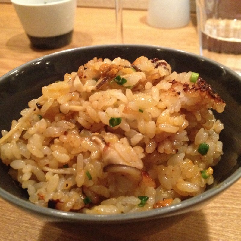 ウニとバター炊き込みご飯(煮炊屋 金菜)