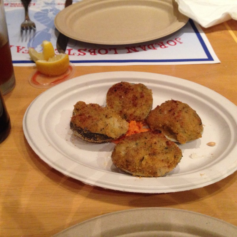 クラムのパン粉焼き(Jordan Lobster farms )