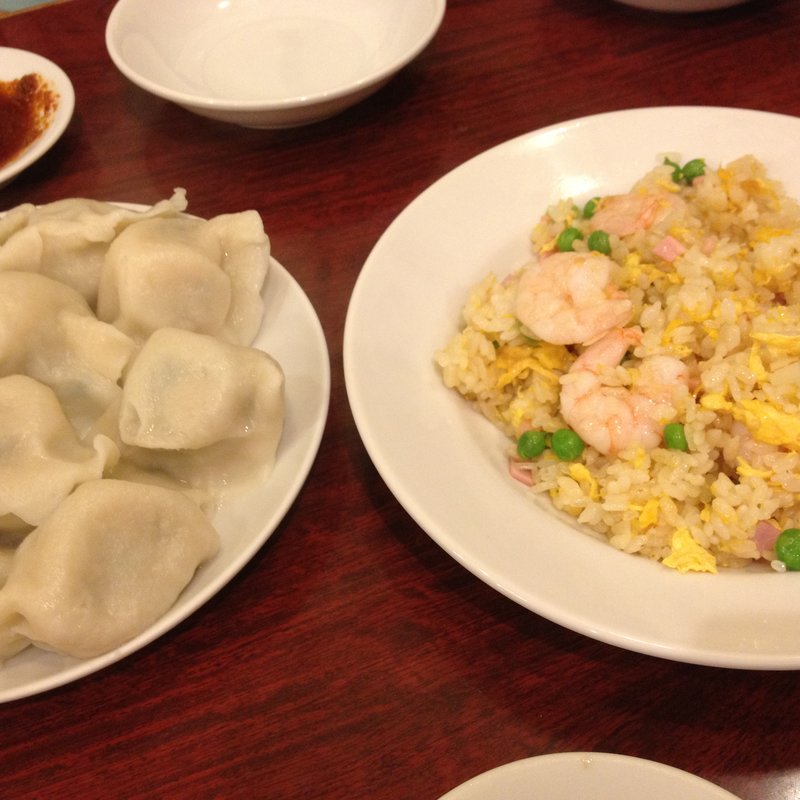 水餃子と五目炒飯(山東　新館 )