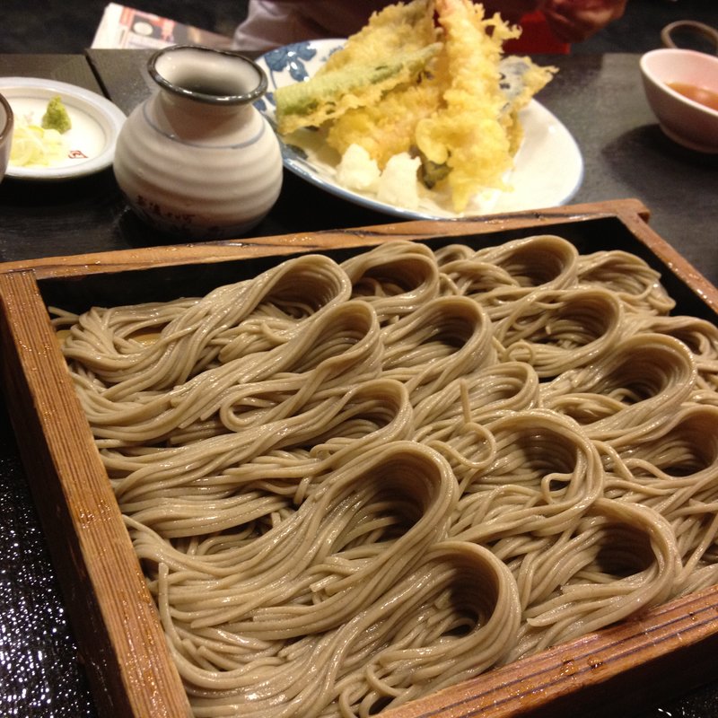 野菜天へぎそば(小嶋屋　COCOLO湯沢)