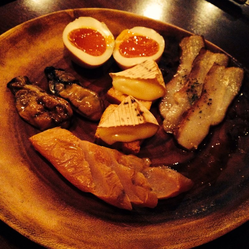 自家製燻製 5種盛り(ビストロ プティ コション )