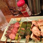 串盛り合わせ(焼鳥 さとう)