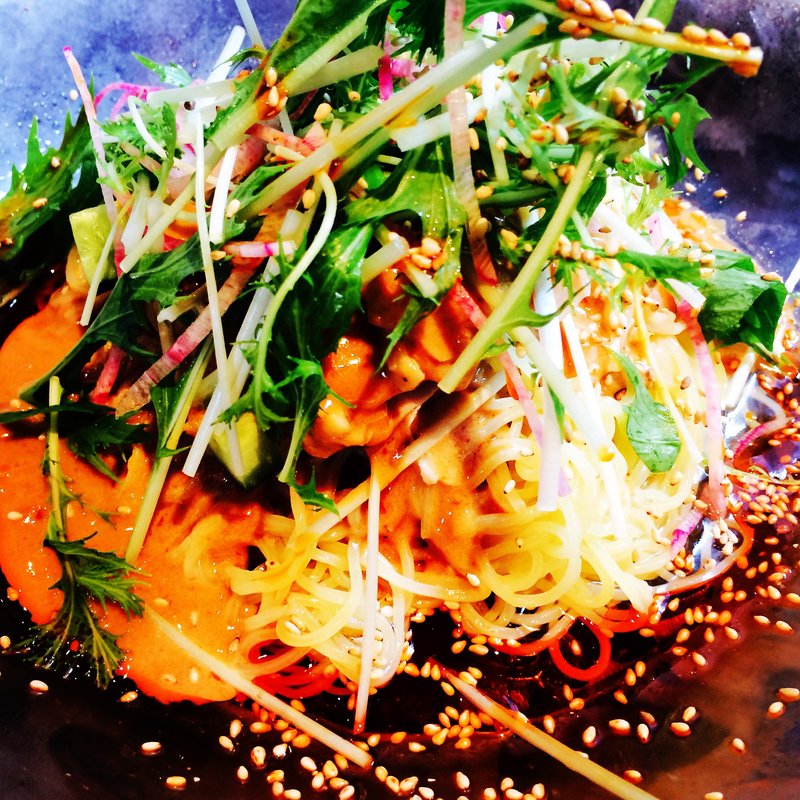 冷やし担々麺（デザート付き）(白碗竹快樓)