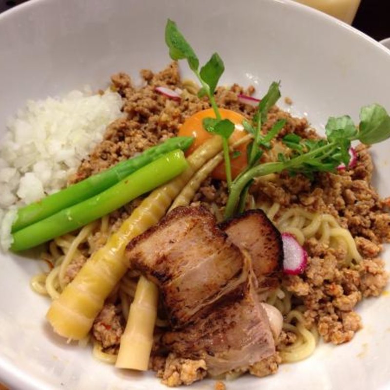 油そば(銀座 朧月 （おぼろづき）)