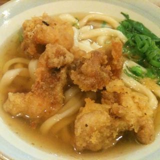 鶏天かけうどん(おにやんま　五反田本店)