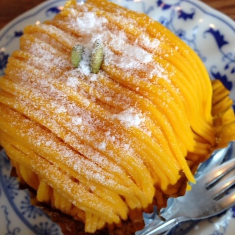 かぼちゃモンブランケーキ(珈琲達磨堂)