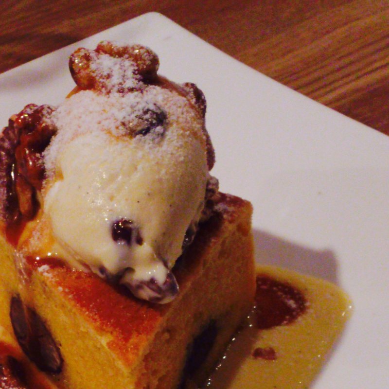 栗のプディングとラムレーズン クルミのソースがけ(パフ　カフェ （paff cafe）)