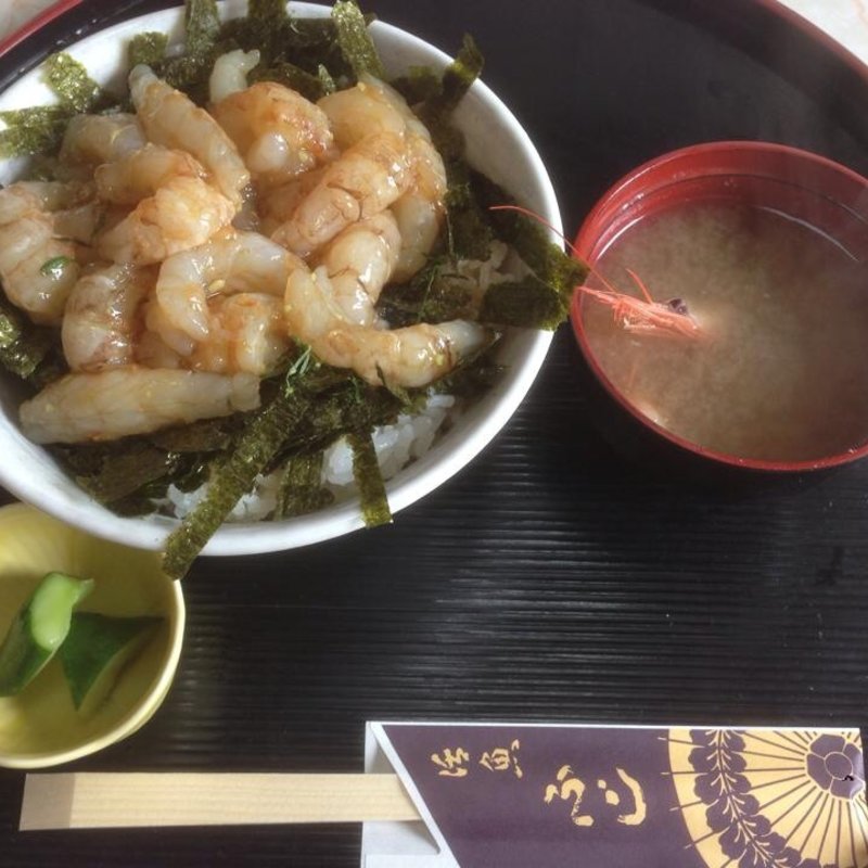 モサエビ丼(活魚ふじ)