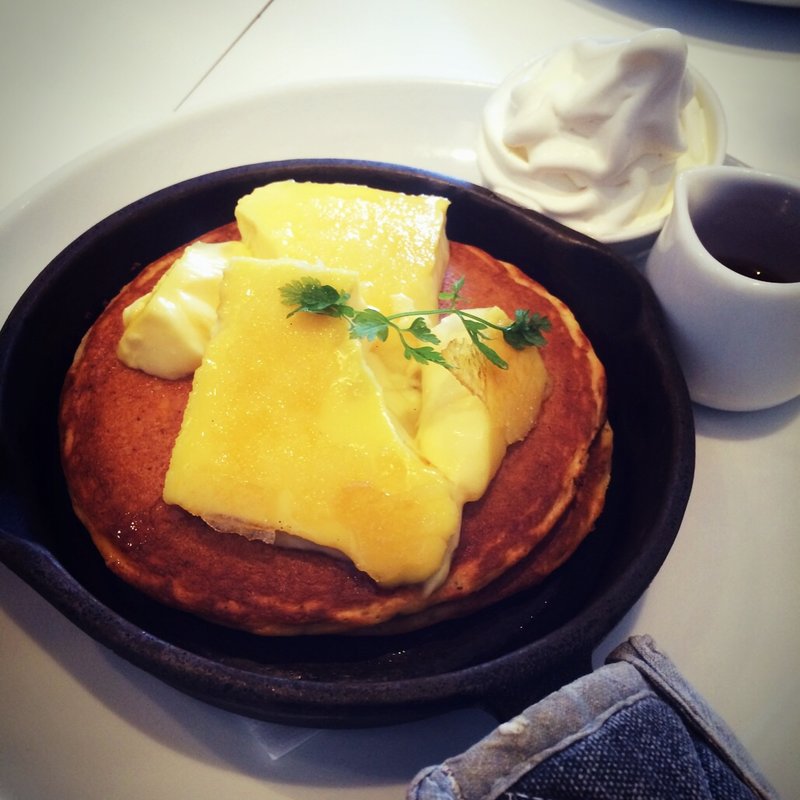 クレームブリュレ窯出しフレンチパンケーキ(Butter ららぽーと豊洲店)