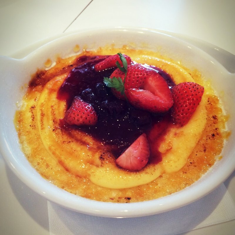 苺のカスタードブリュレスチームパンケーキ(Butter ららぽーと豊洲店)