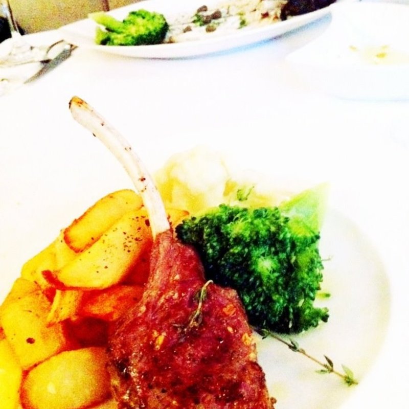 Grilled lamb chop(Estiatorio Milos)