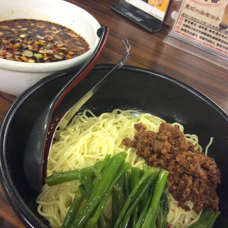 海老黒ゴマ担々つけ麺(百麺 中目黒 （ぱいめん）)