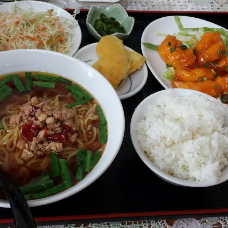 エビチリ定食(味味 （ミンミン）)