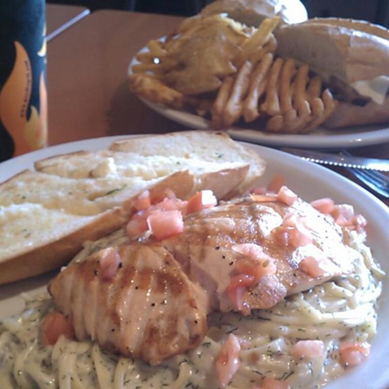 Grill salmon pasta(Good to Grill)