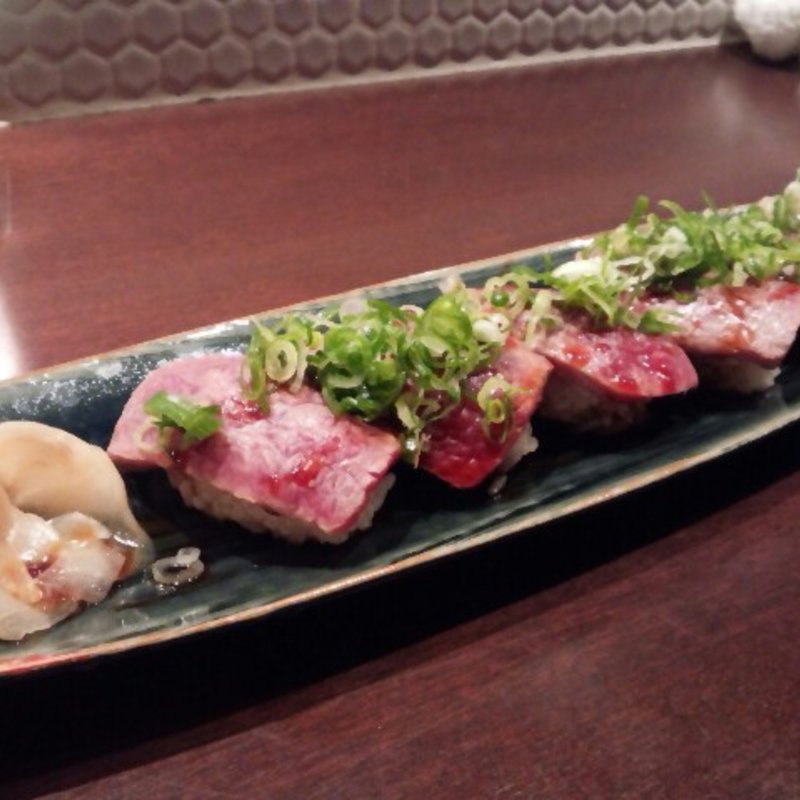 近江牛の炙り握り(さわやか )