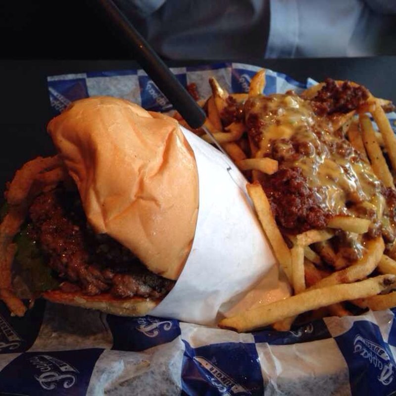 ブルーチーズバーガー(pappas burger)