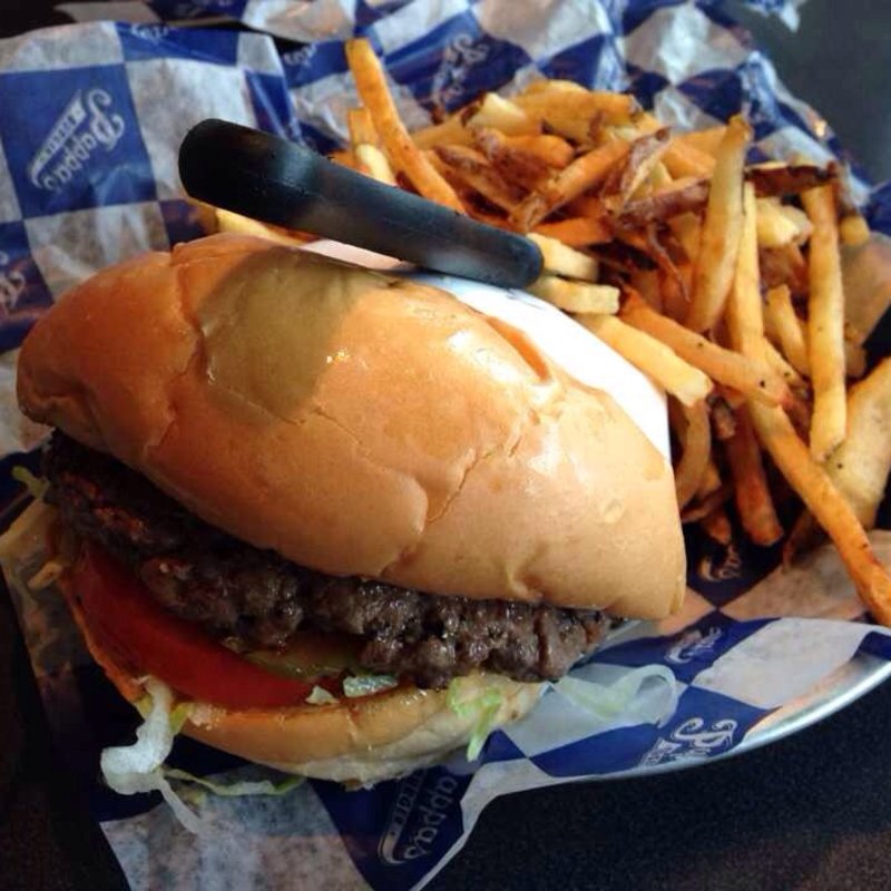 ハンバーガー(pappas burger)