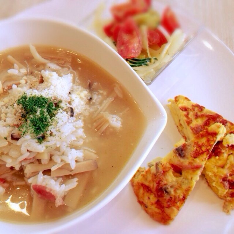 きのこのリゾット(Cafe Lien(カフェ リアン))